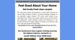 Desktop Screenshot of localcarpetcleaners.net