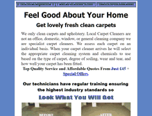 Tablet Screenshot of localcarpetcleaners.net